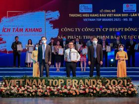 Các sản phẩm của Đông Tây xuất sắc lọt Top Thương hiệu hàng đầu Việt Nam